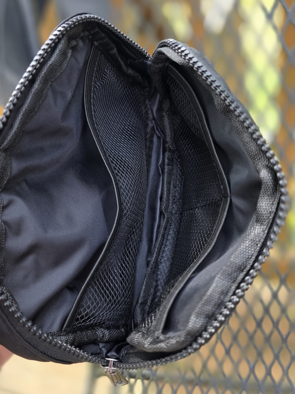 Women's Black Crossbody Sling Bag - Minimal Everyday Carry - Picture 3 of 6
